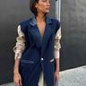 Upcycled-Reclaimed-Vintage-Denim-Camouflage-One of a Kind-Patchwork-Repurposed-Denim-Jacket