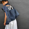 Upcycled-Reclaimed-Vintage-Denim-One of a Kind-Patchwork-Repurposed
Reclaimed-Sleeveless-Denim-Jacket
