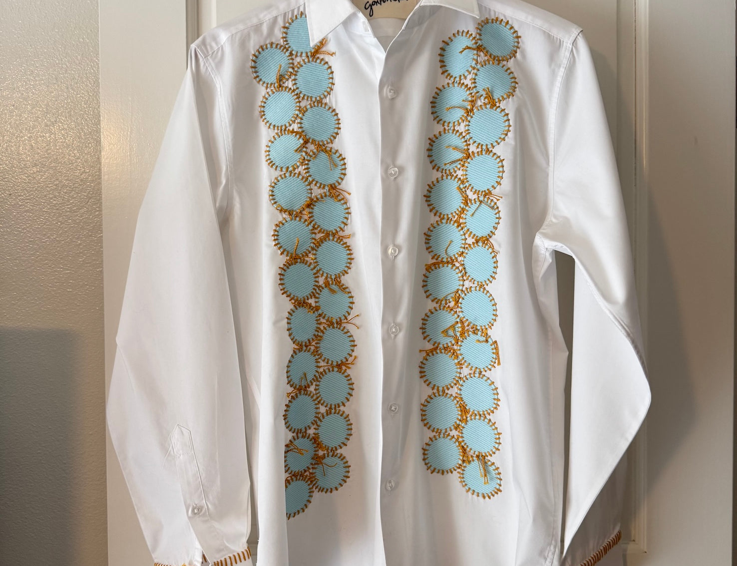 Shirt_top_blouse-gontovnik_repurposed_recycle_upcycle-reclaimed_hand-made_one-of-a-kind_vintage_hand-embroidery_blue_circles