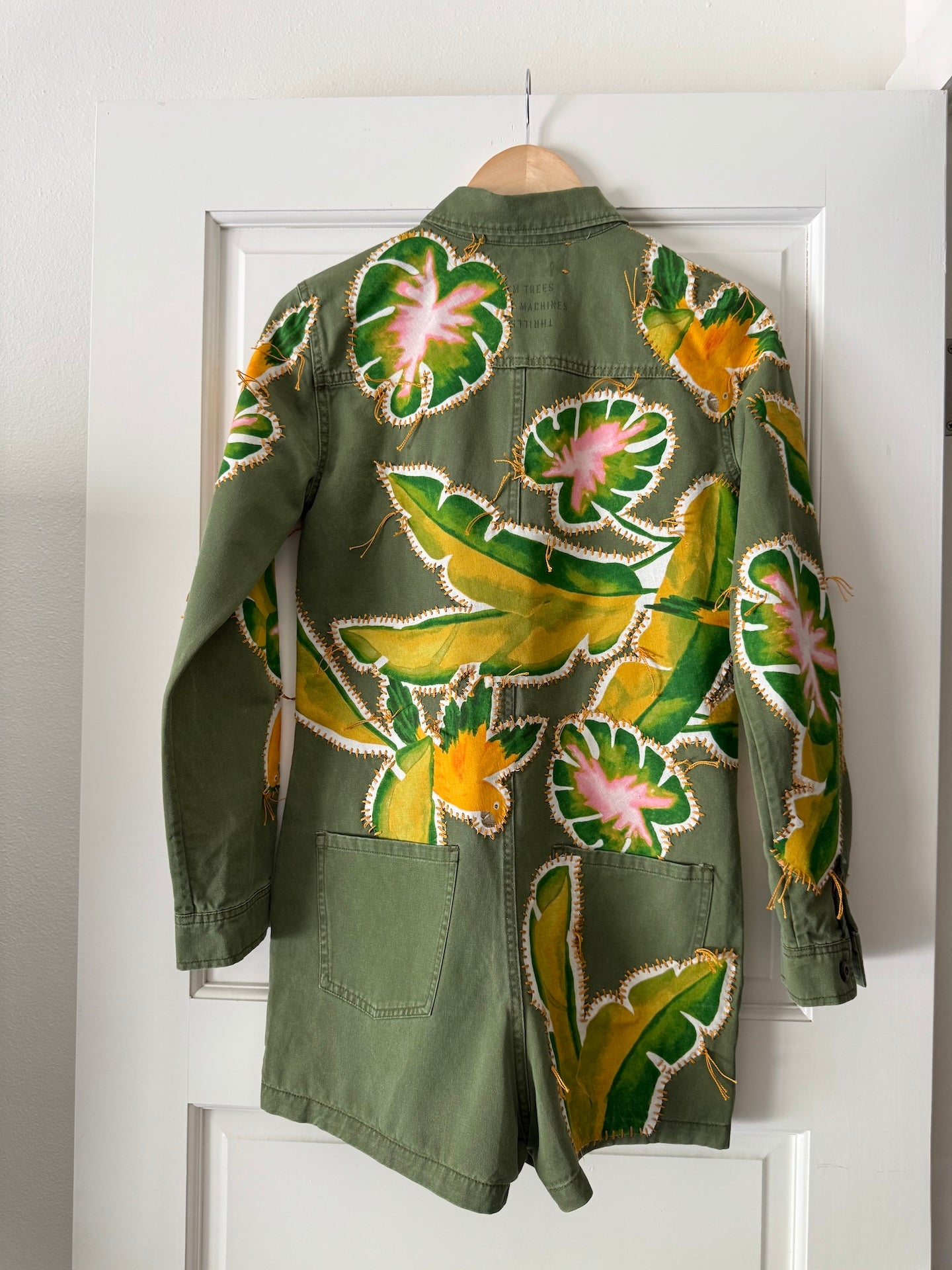 romper_green_gontovnik_repurposed_recycle_upcycle-reclaimed_hand-made_one-of-a-kind_vintage_hand-embroidery_leaves_birds