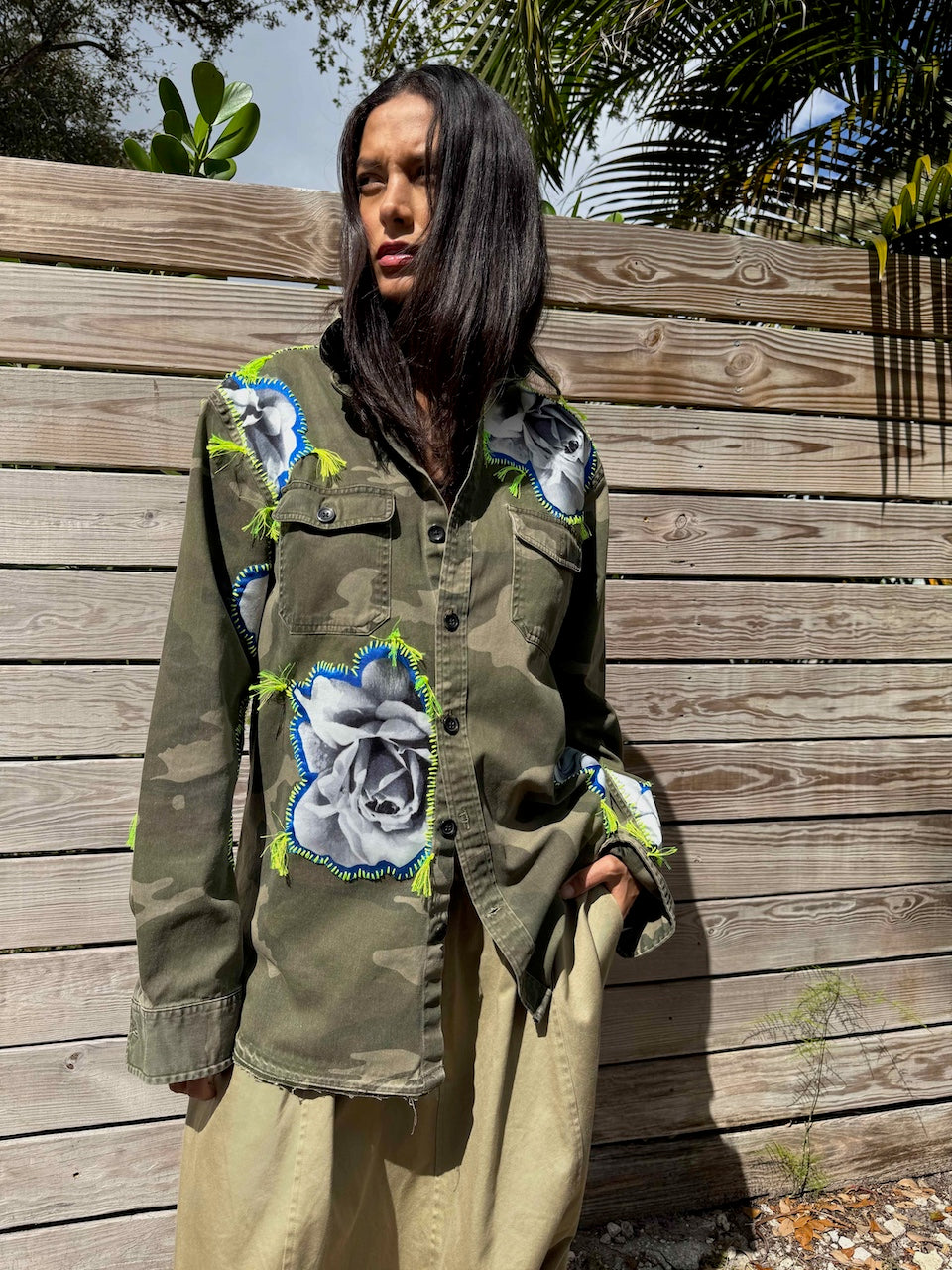 camo-shirt-green-gontovnik-repurposed-recycled_upcycled-reclaimed_embroidered-one-of-a-kind piece-vintage-embroidered-unisex