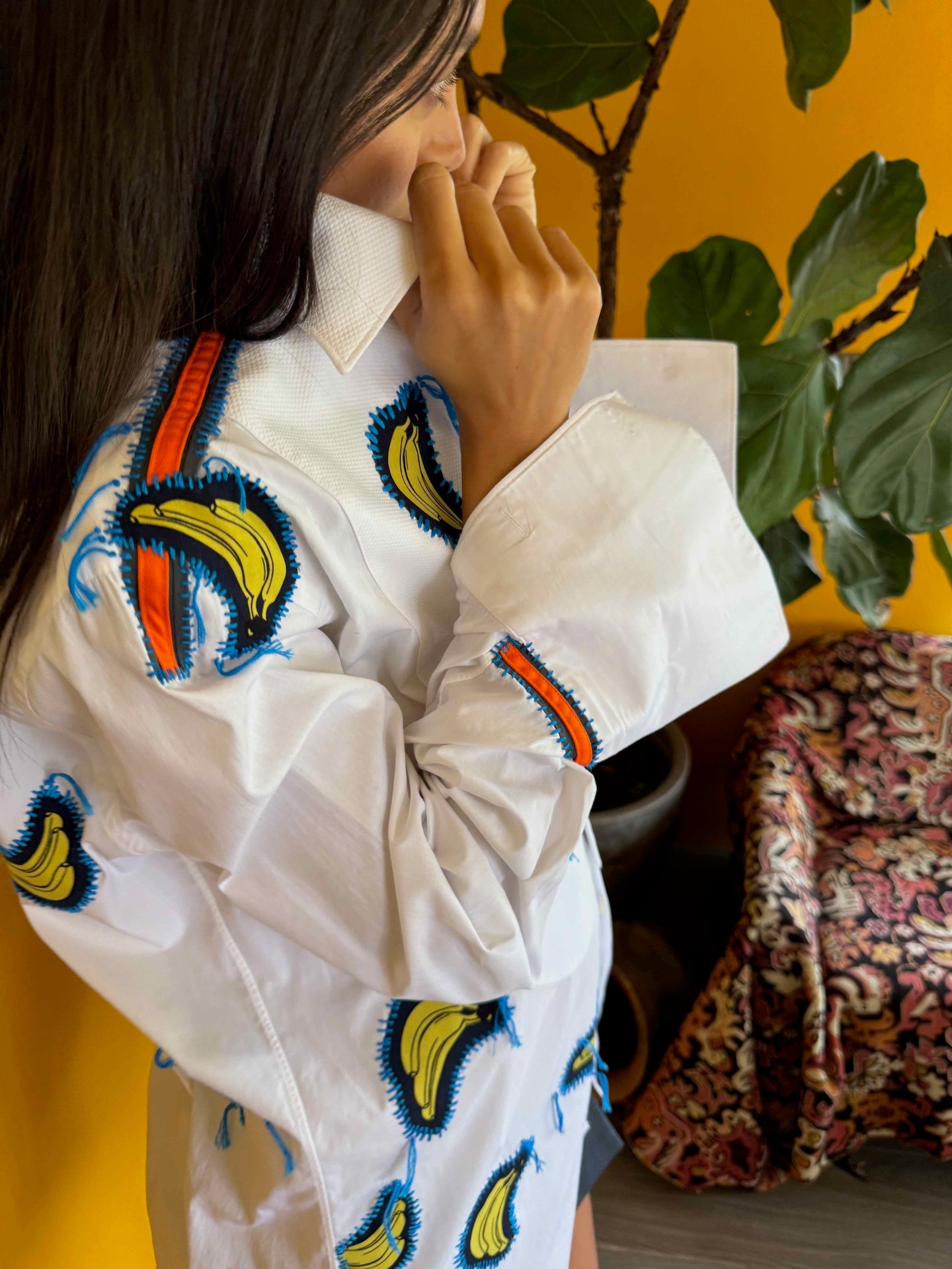 tuxedo-shirt-white-gontovnik-repurposed-recycled-upcycled-reclaimed-handmade-one of a kind piece-vintage-hand embroidery-unisex