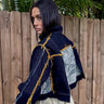 Upcycled-Reclaimed-Vintage-Repurposed-Denim-One of a Kind-Patchwork-Repurposed-Denim-Jacket