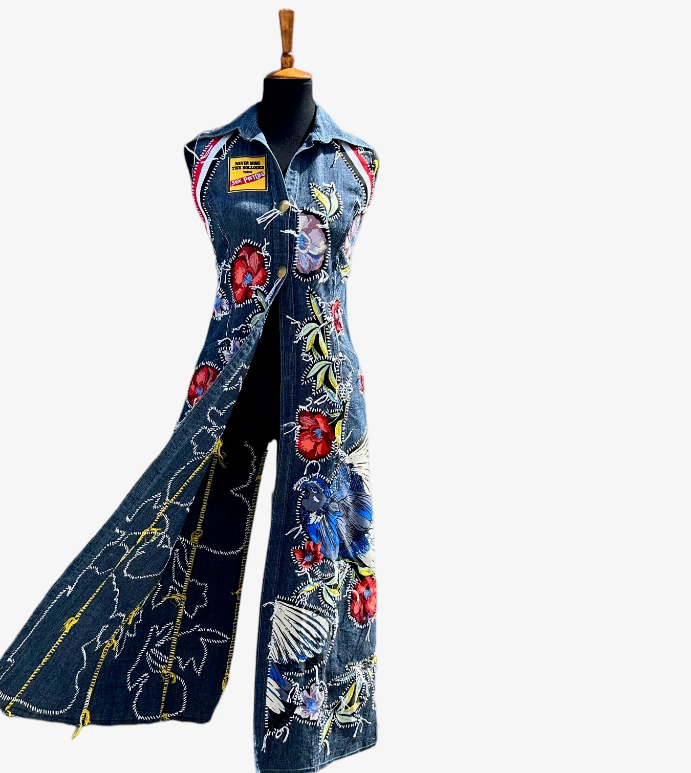 Sex Pistols Maxi Denim Vest/Dress
