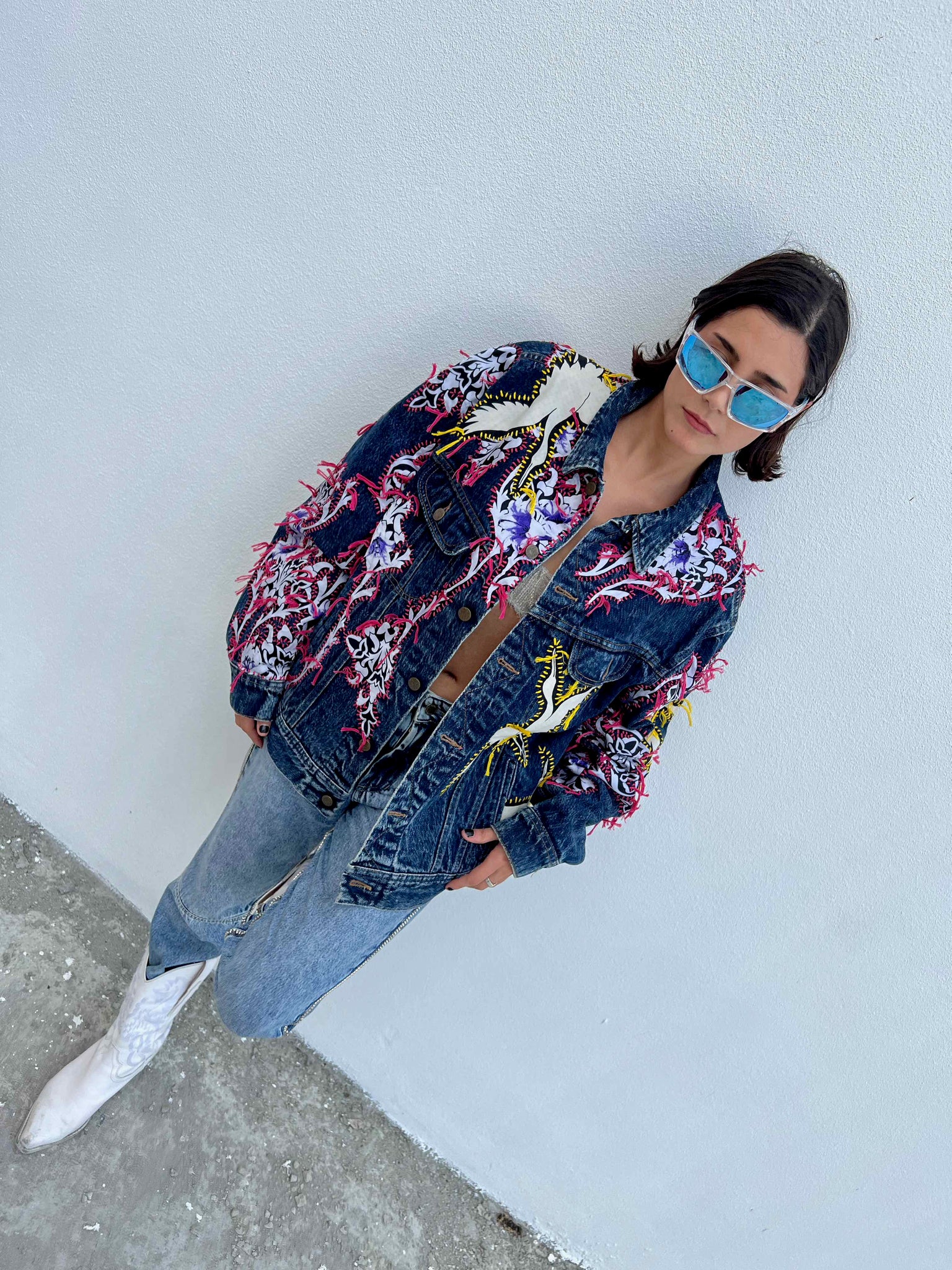Icy Unisex Vintage Denim Jacket