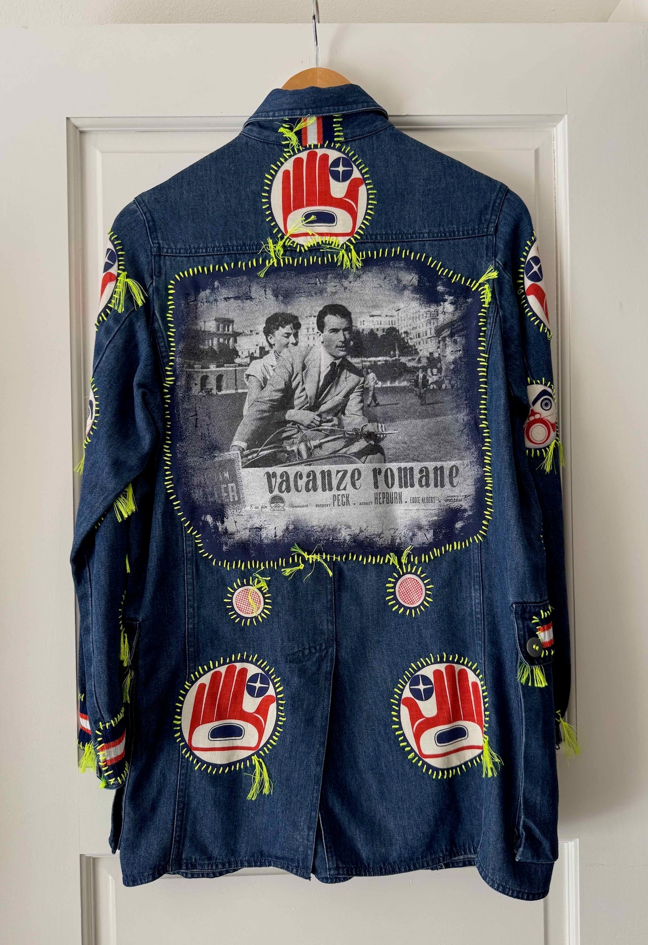 vintage-denim-jacket-gontovnik-repurposed-recycled-upcycled-reclaimed-hand made-one of a kind piece-embroidered