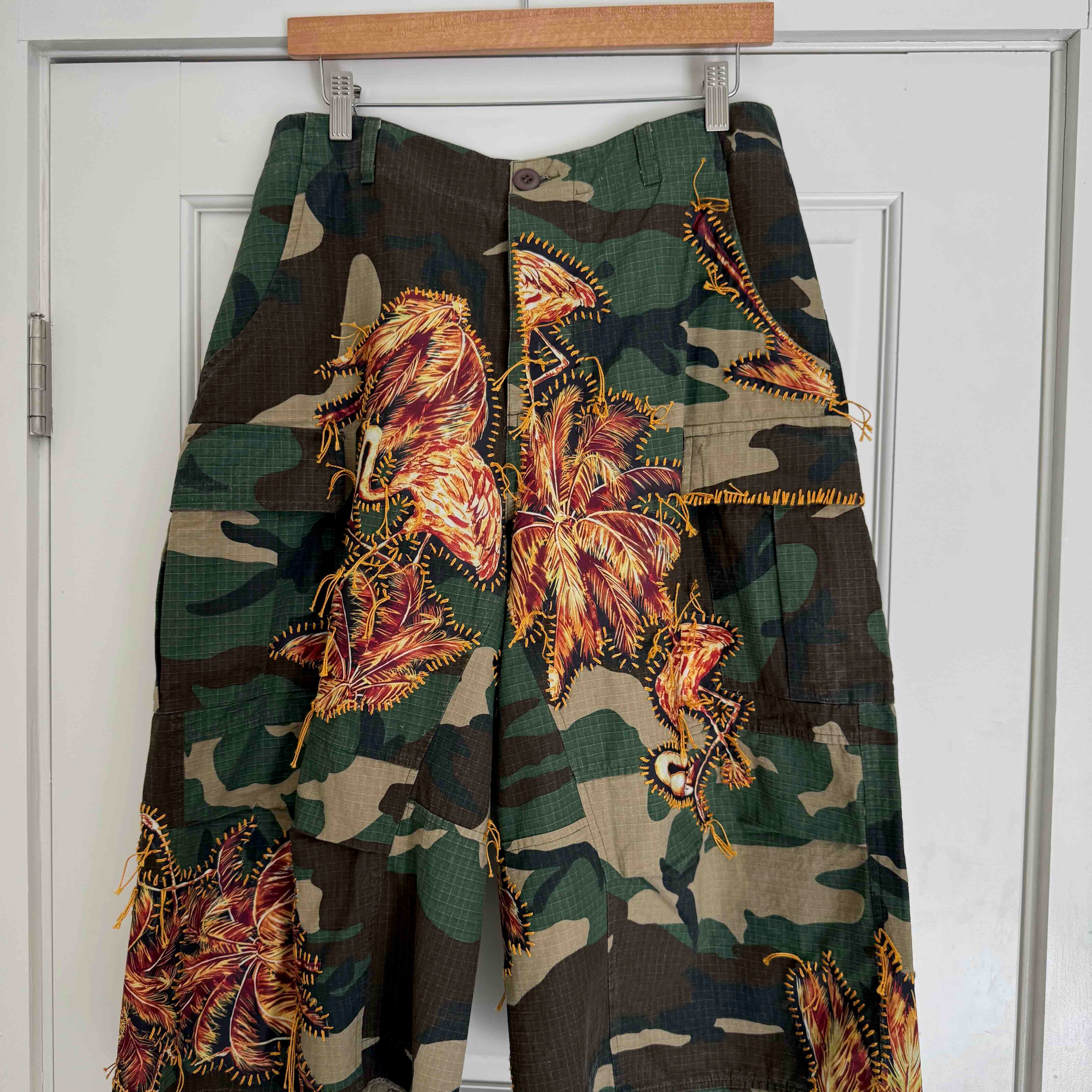 shorts-gontovnik-repurposed-recycled-upcycled-reclaimed-handmade-one of a kind-vintage-embroidered-unisex