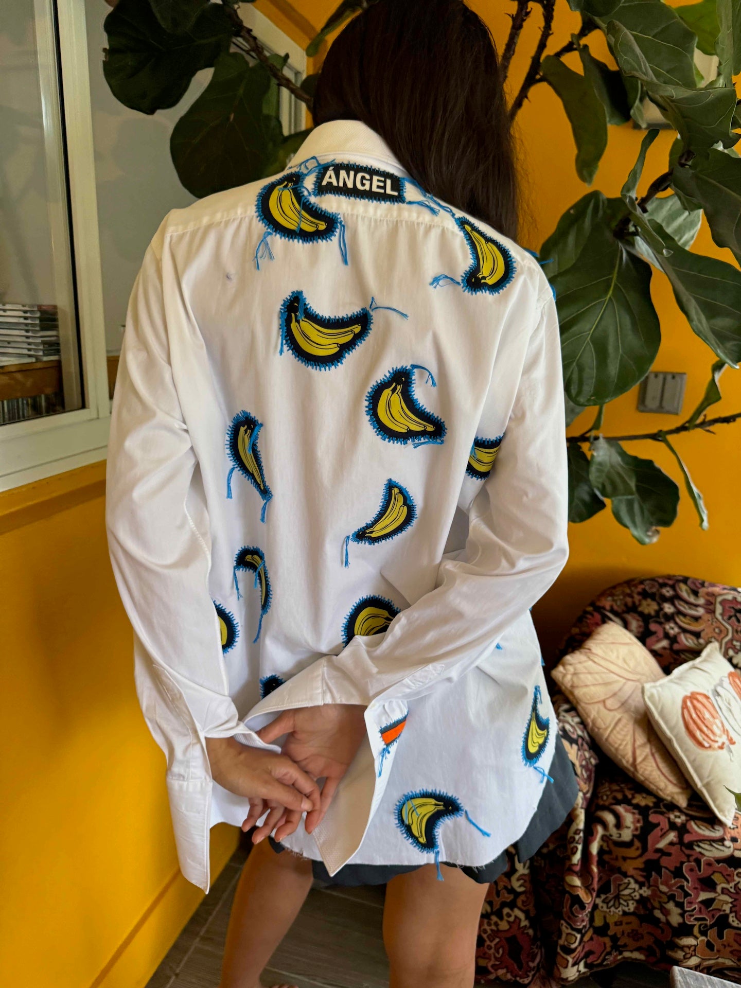 tuxedo-shirt-white-gontovnik-repurposed-recycled-upcycled-reclaimed-handmade-one of a kind piece-vintage-hand embroidery-unisex