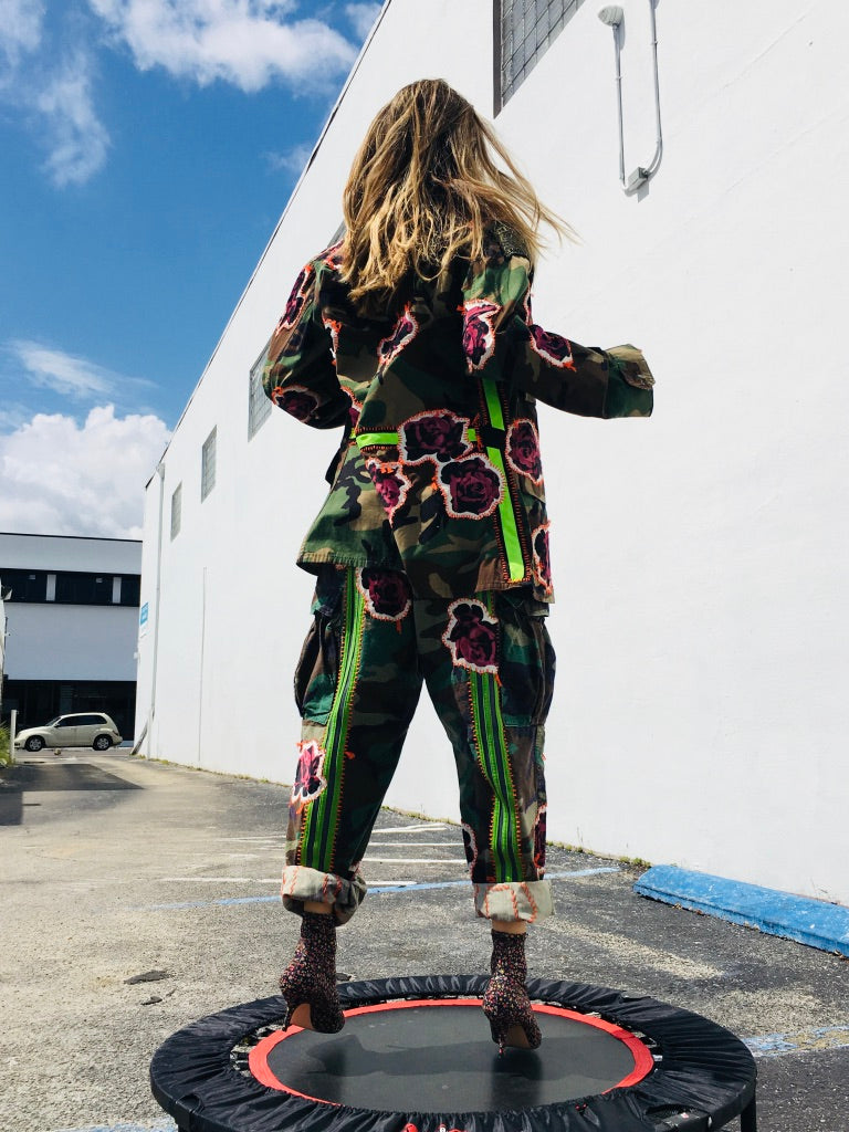 Bunch of Roses Camo Jacket