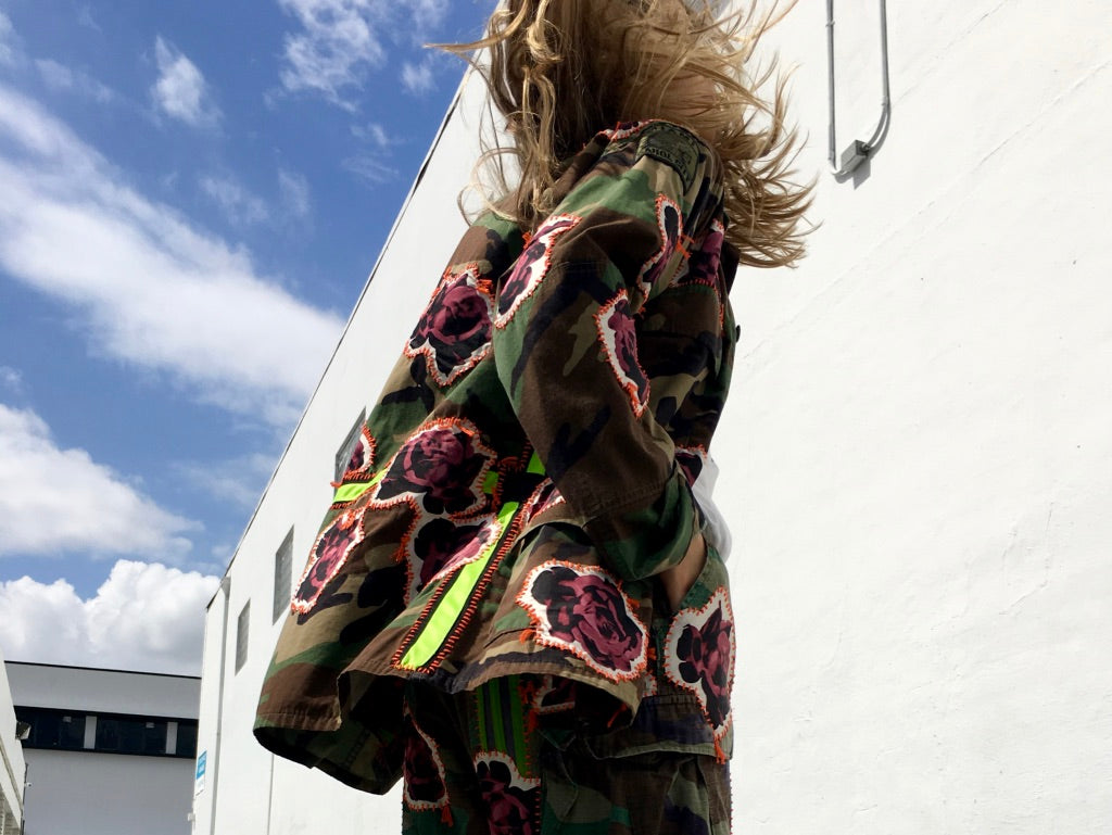 Bunch of Roses Camo Jacket