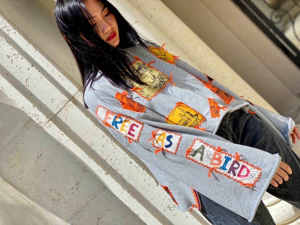 Free as a Bird Cropped Sweatshirt