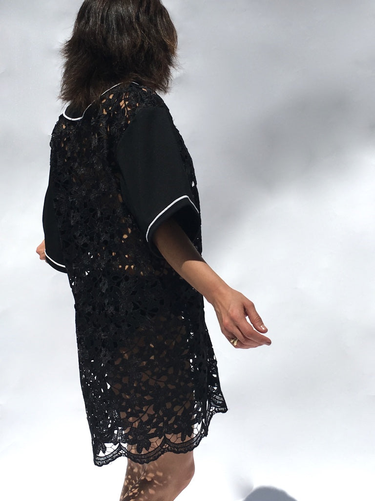 Guipiur Lace Baseball Dress