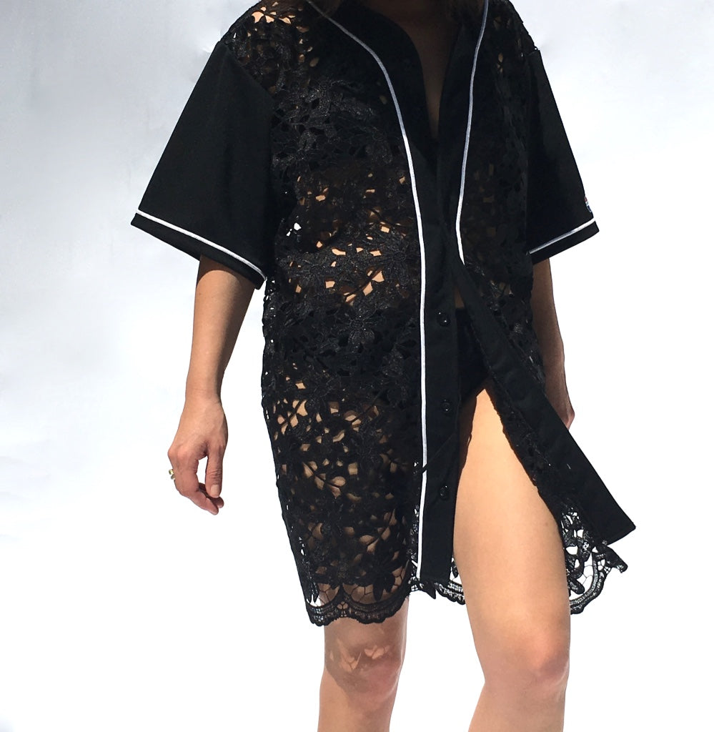 Guipiur Lace Baseball Dress