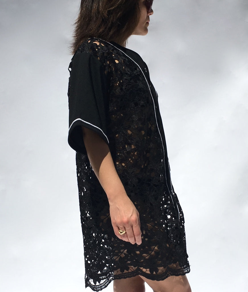 Guipiur Lace Baseball Dress