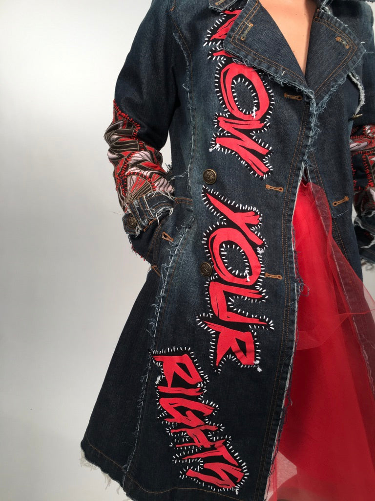 Know Your Rights Denim Coat