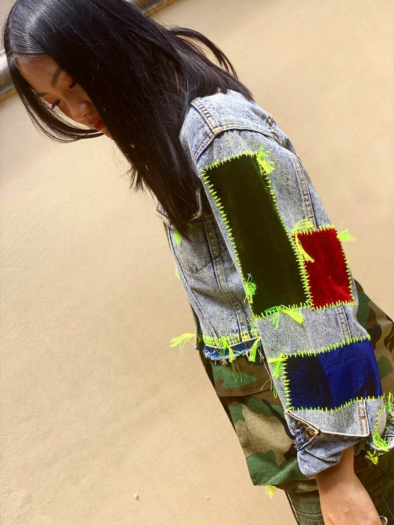 Mixed Media Jacket