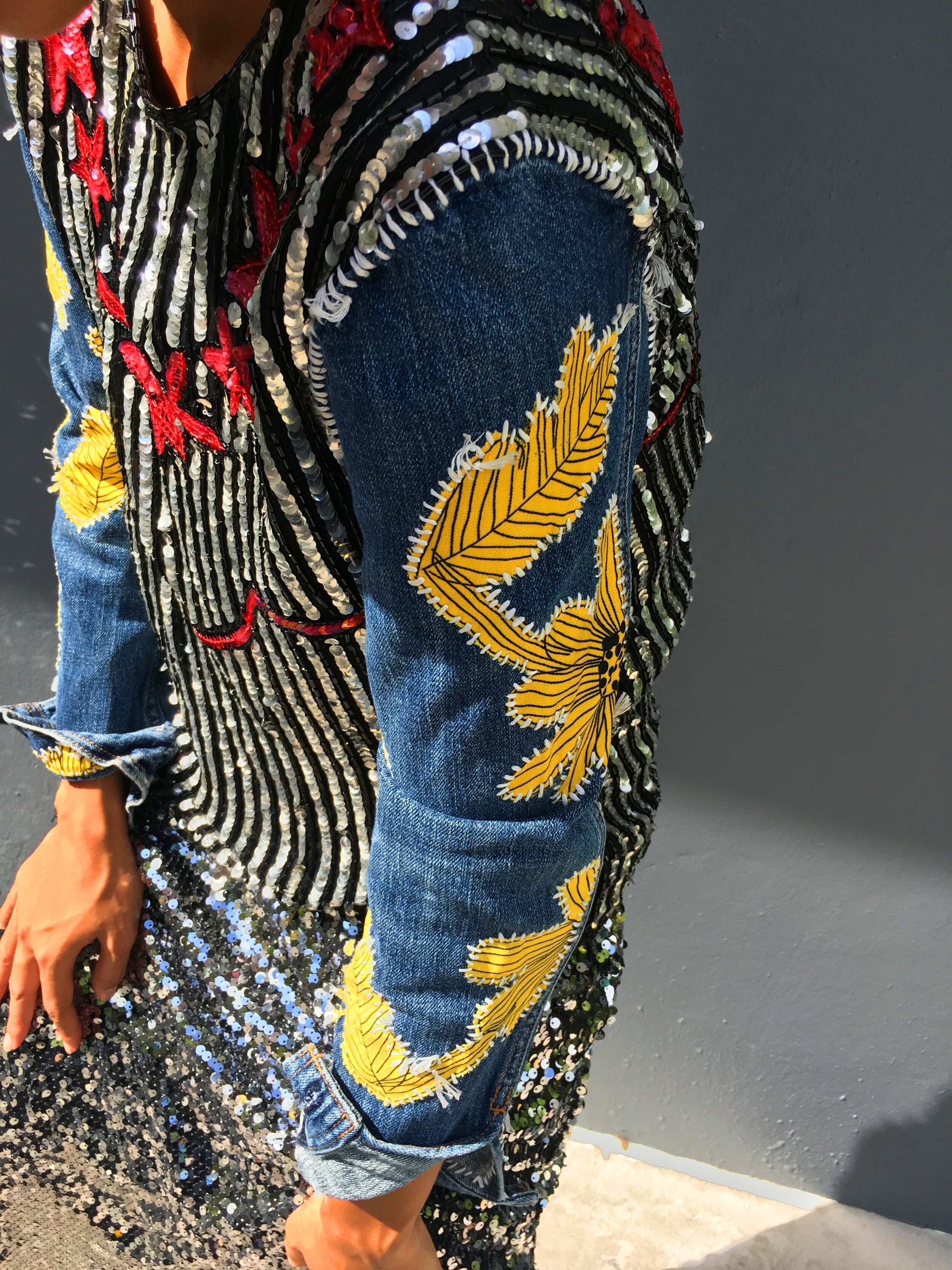Sunny Embroidered Sequin Top