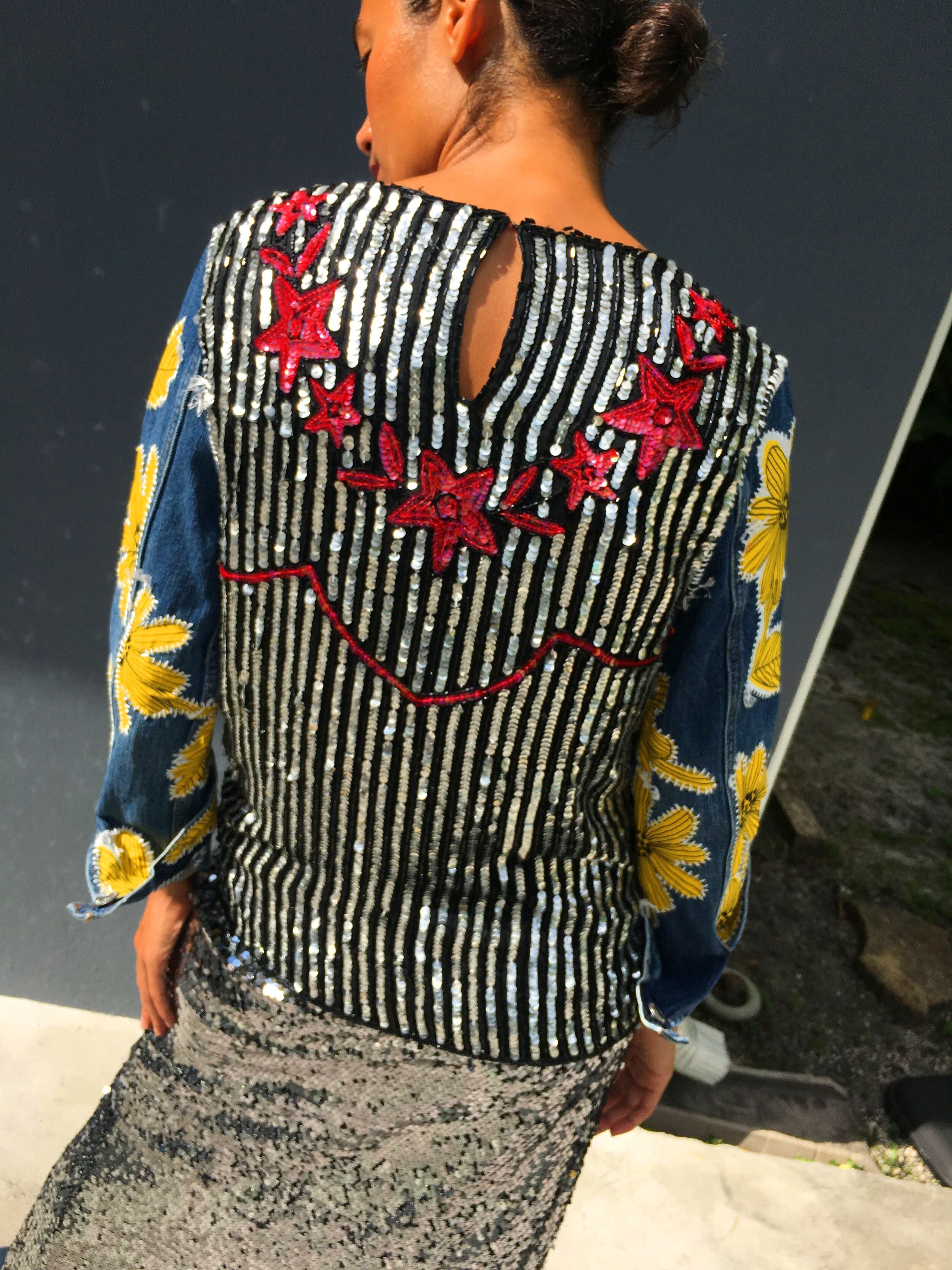 Sunny Embroidered Sequin Top