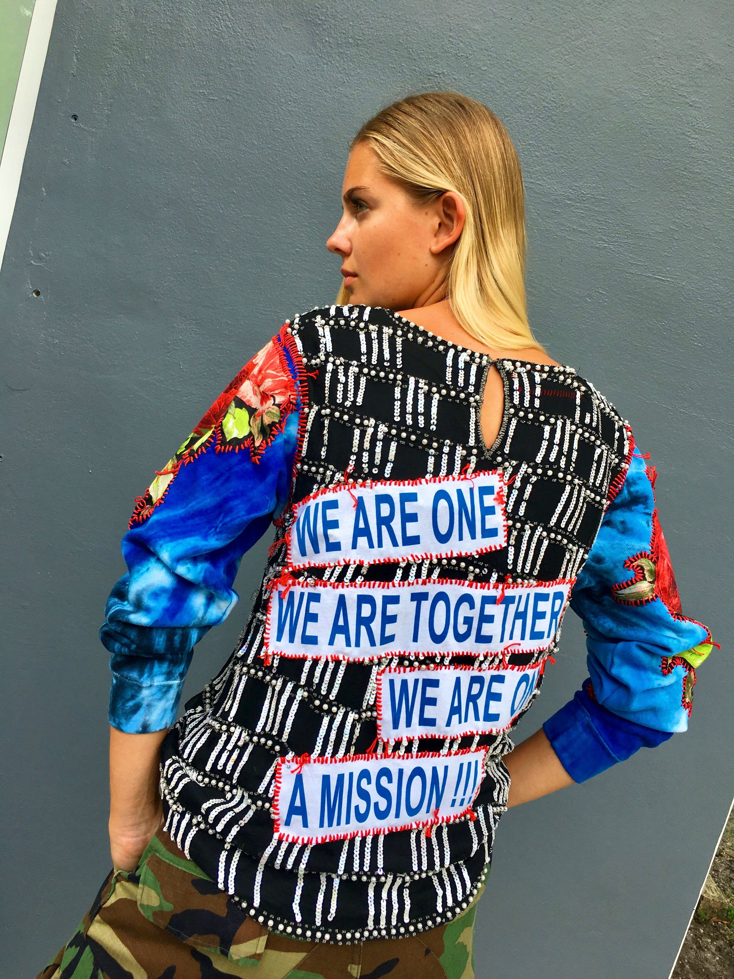 We Are One Beaded Top