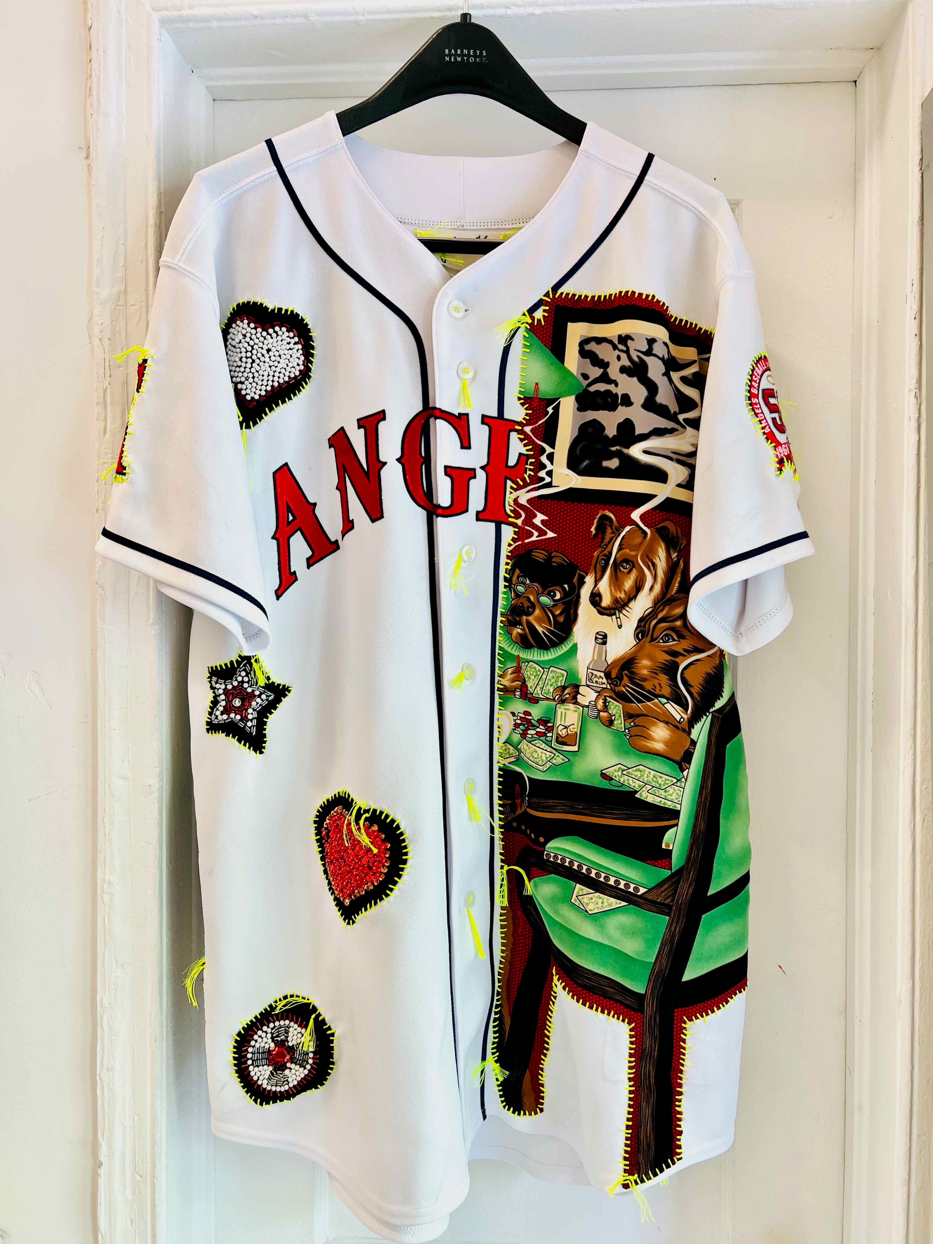 Hand-Embroidered upcycled recalimed Unisex Baseball Shirt/Dress – Gontovnik