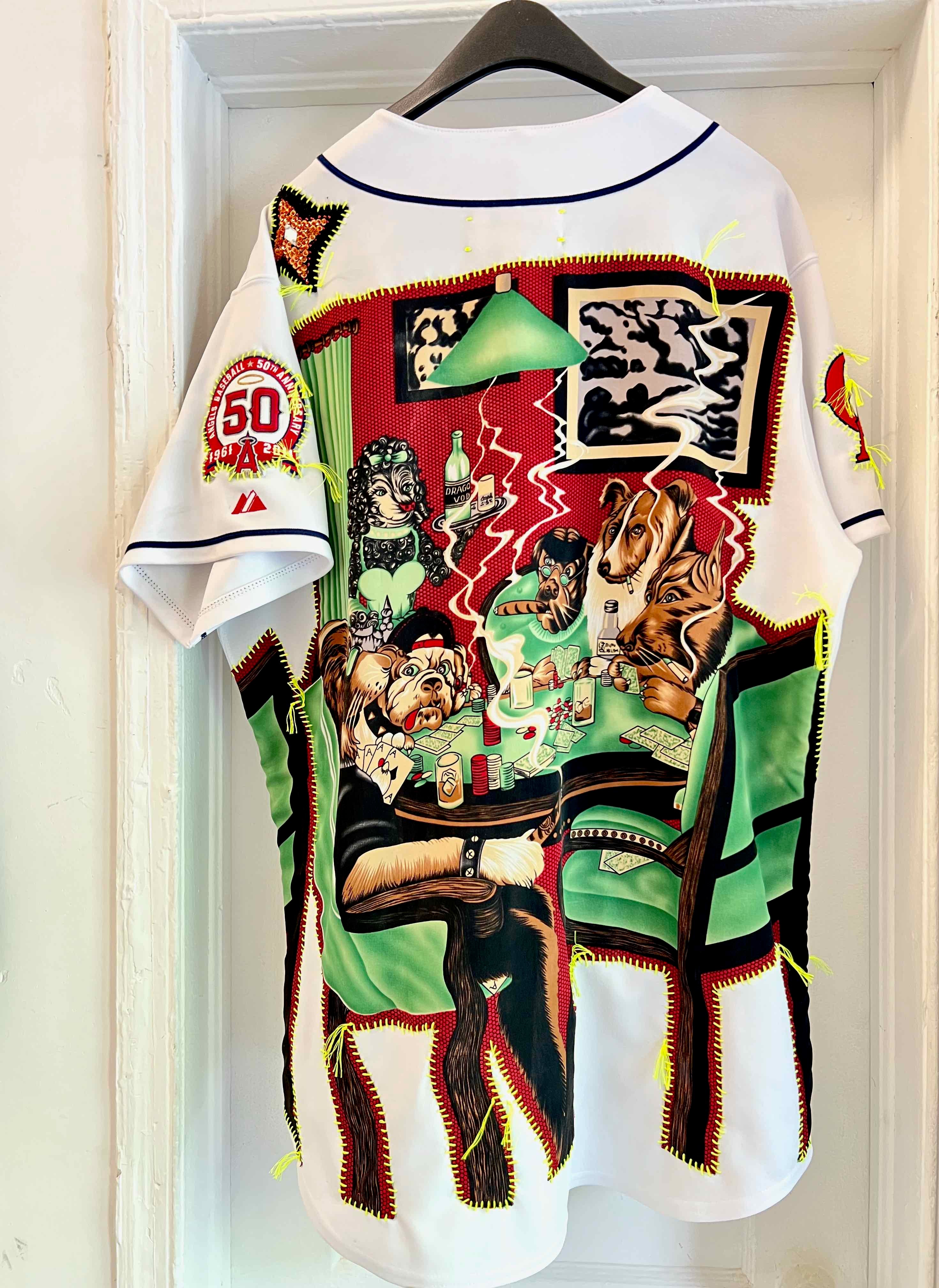 Hand-Embroidered upcycled recalimed Unisex Baseball Shirt/Dress – Gontovnik