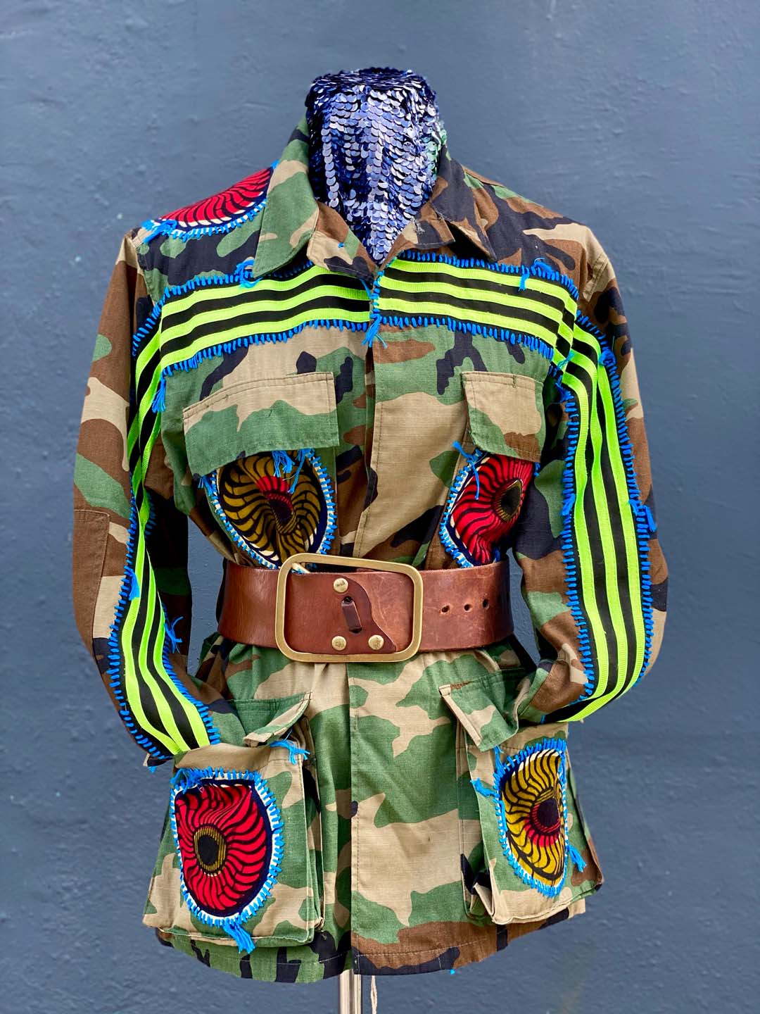 African Circles Camo Jacket