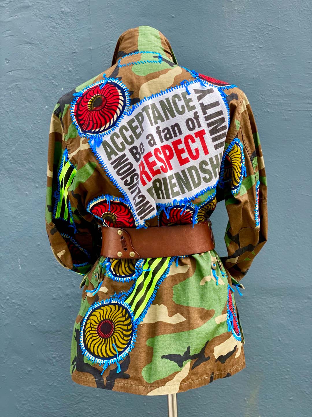 African Circles Camo Jacket