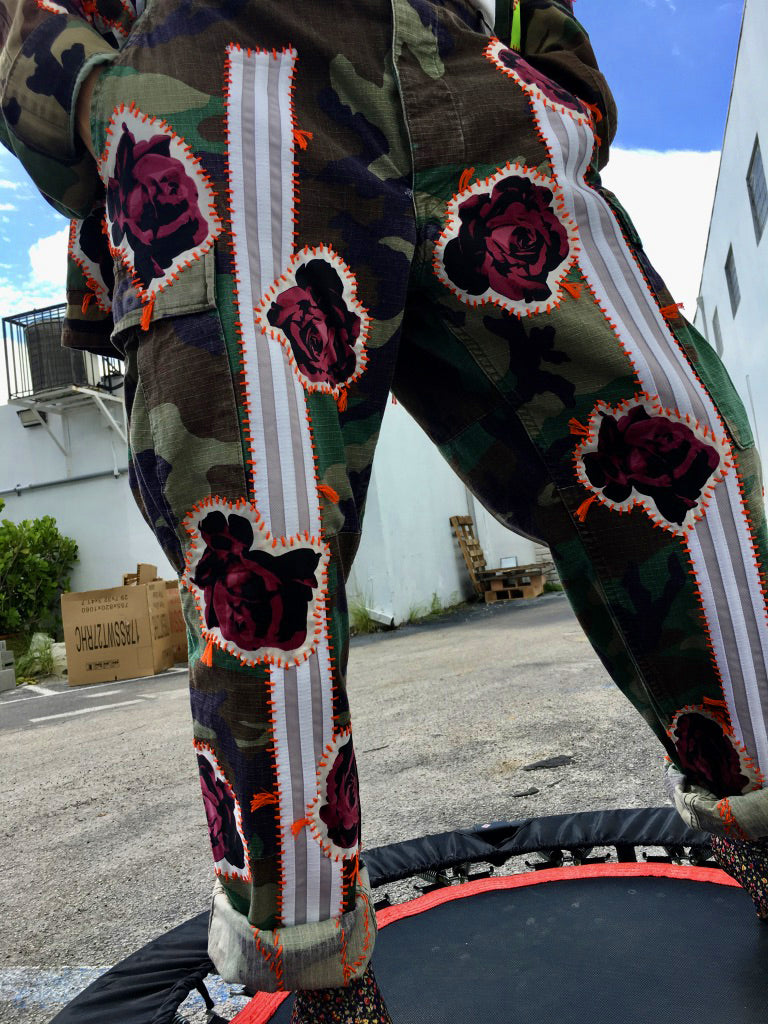 Bunch of Roses Camo Pants