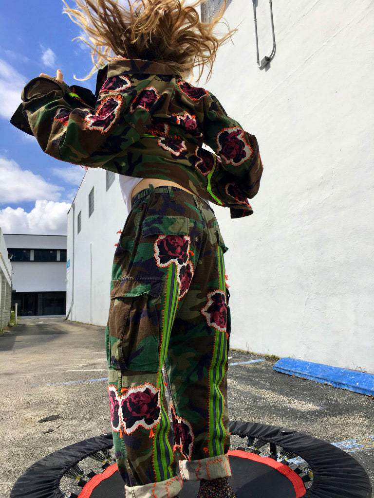 Bunch of Roses Camo Pants