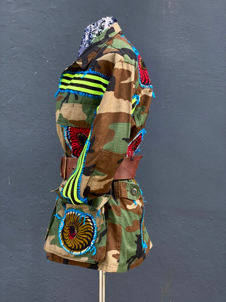 African Circles Camo Jacket