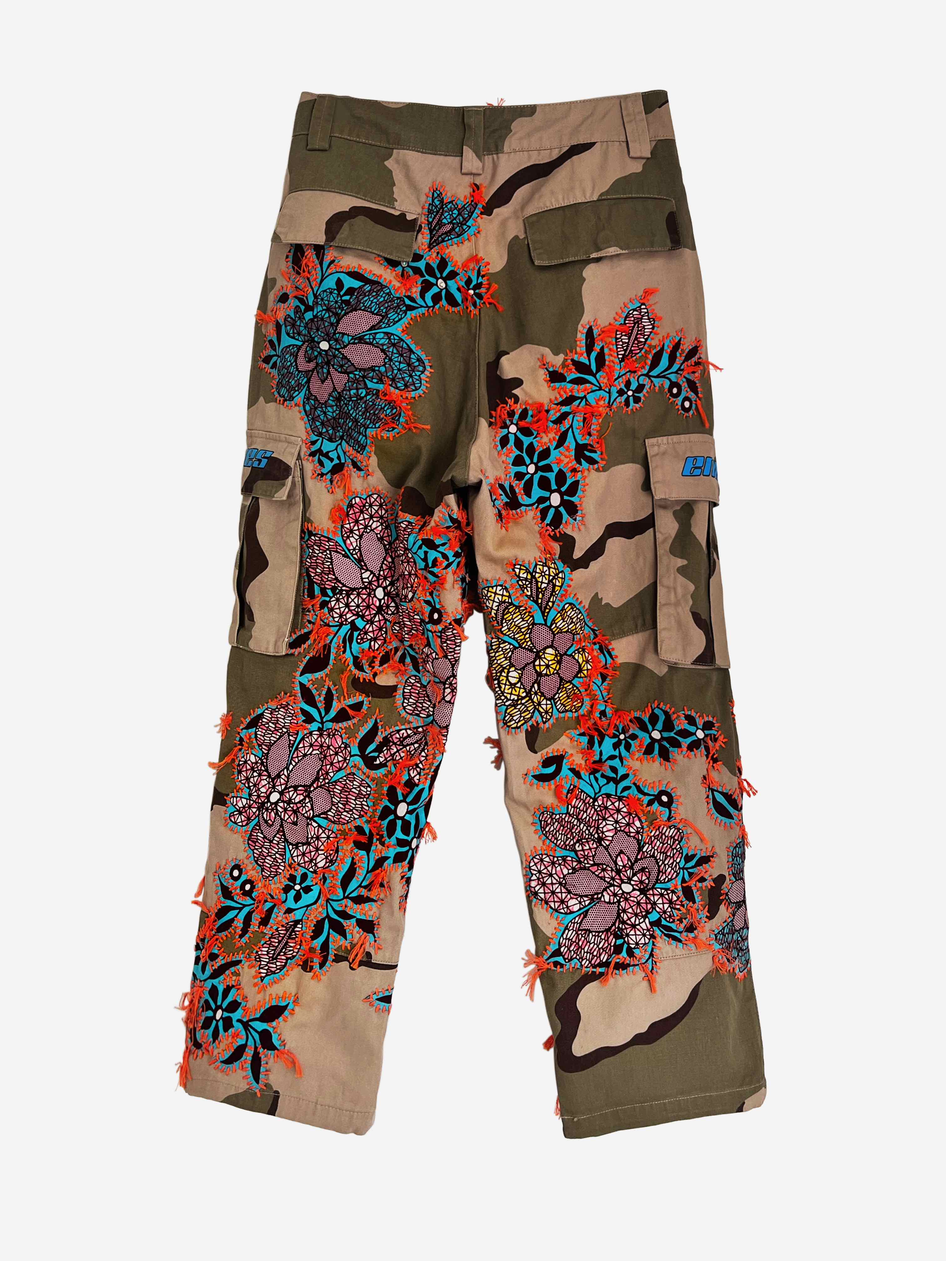 Nigerian Sky Unisex Cargo Camo Pant