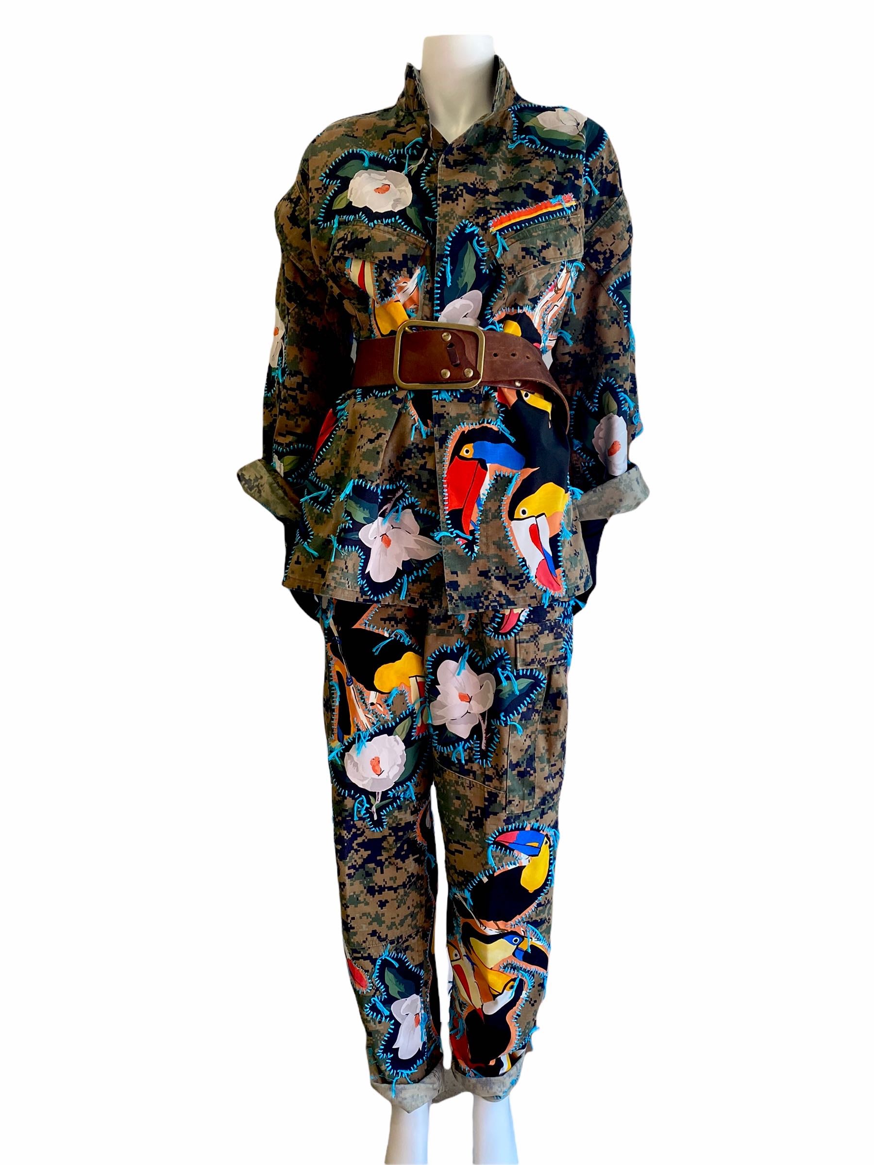 Jungle Party Unisex Camo Pants