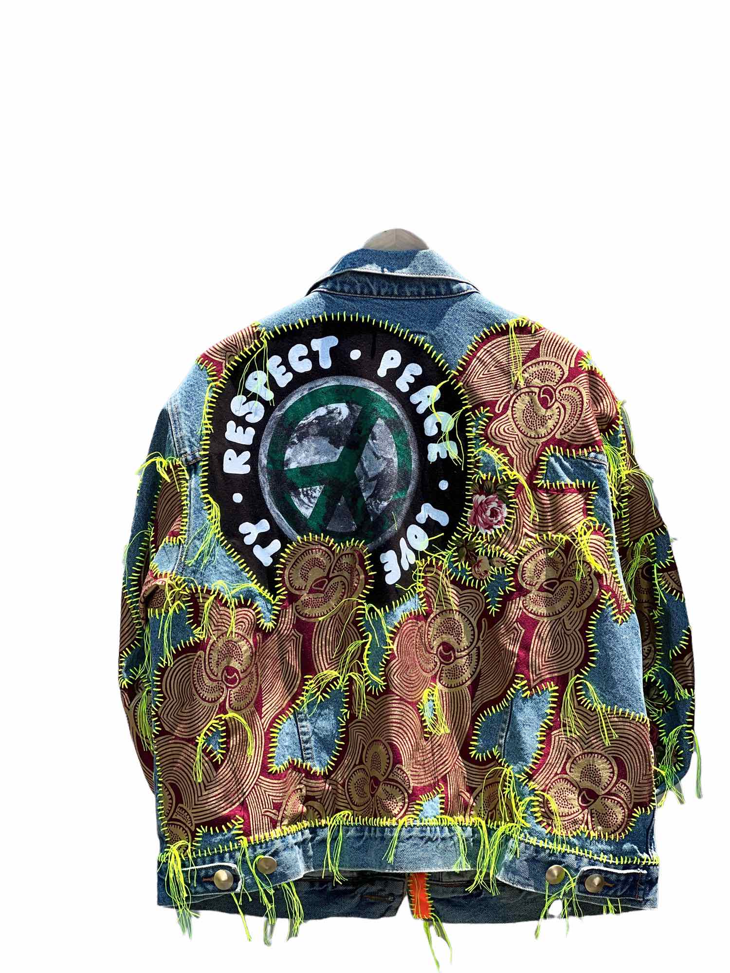 Golden Africa Unisex Denim Jacket