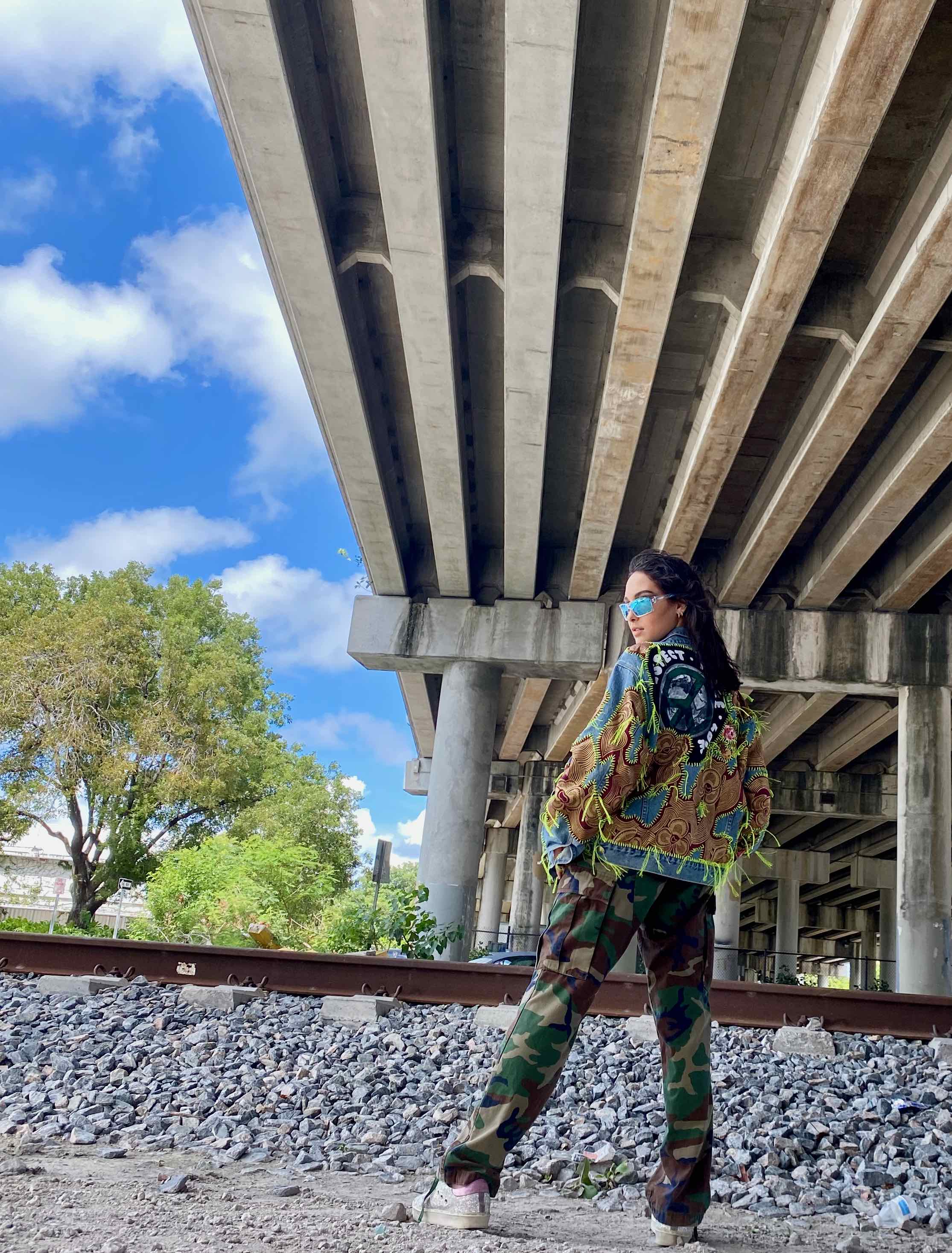 Golden Africa Unisex Denim Jacket