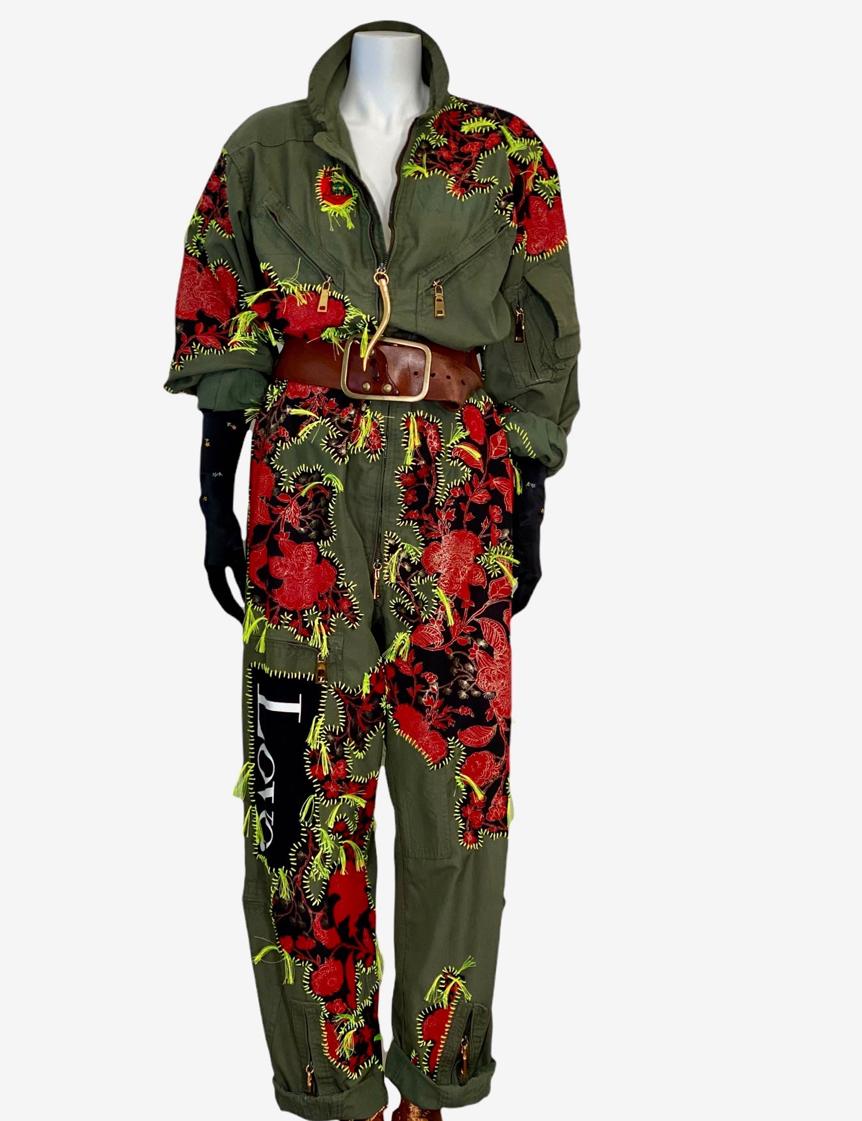 Red, Red Love Unisex Jumpsuit
