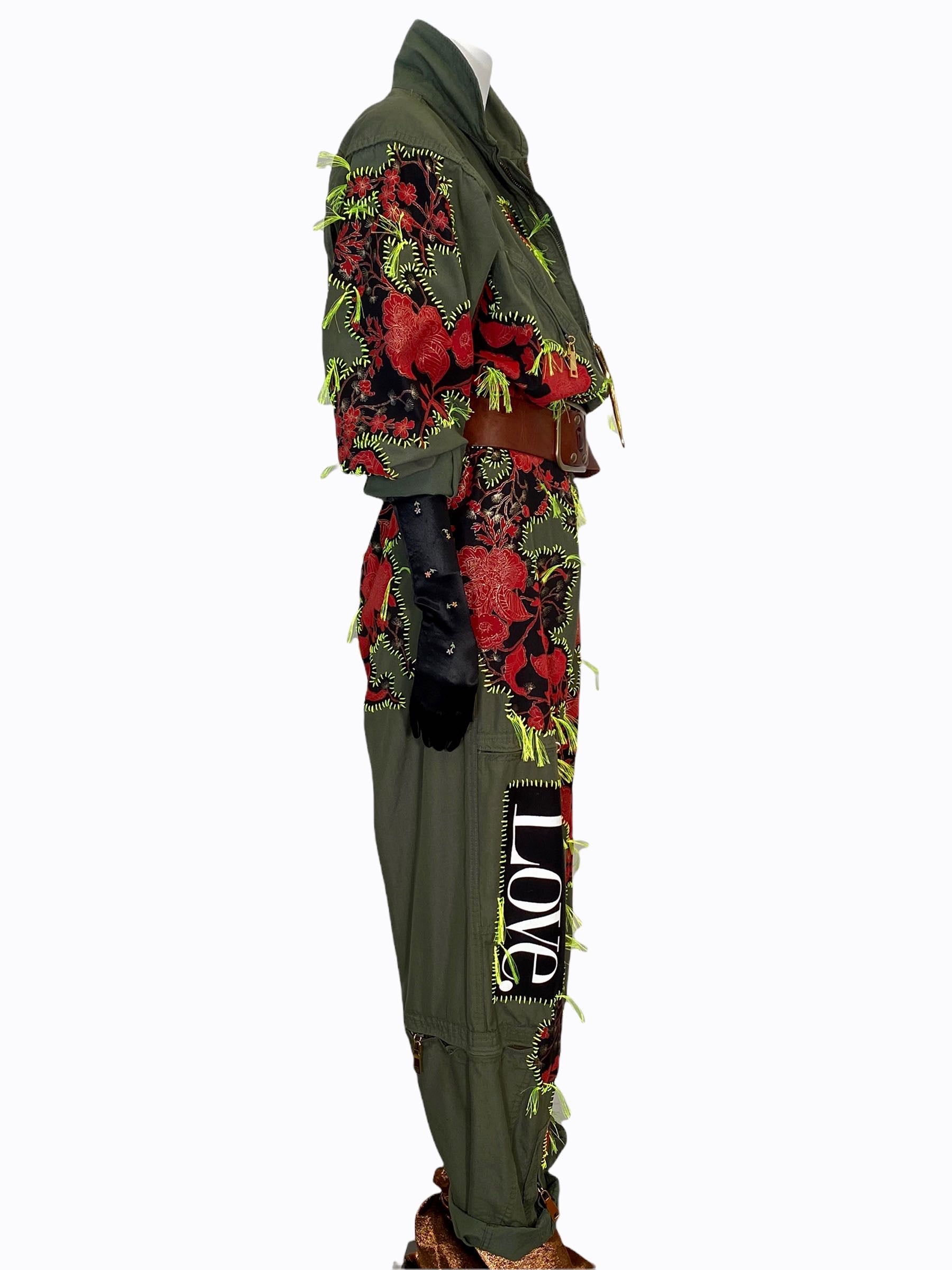 Red, Red Love Unisex Jumpsuit